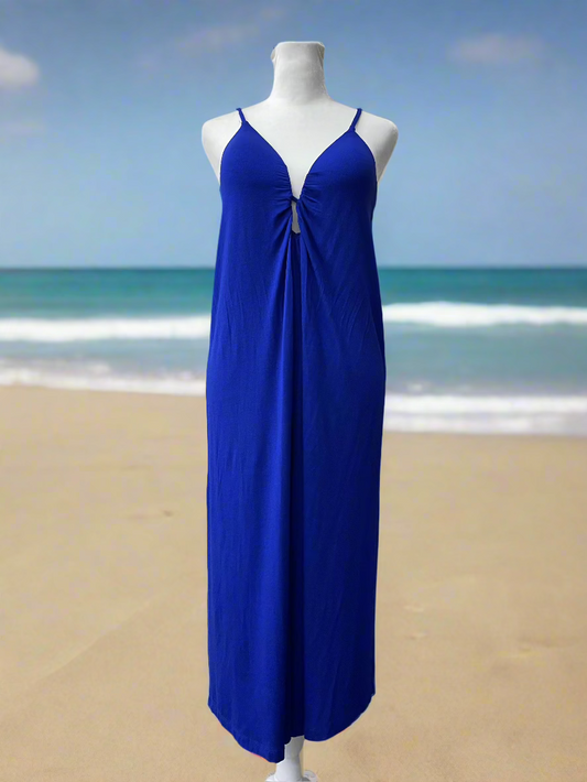 Trina Turk - Dark Blue Beach Dress Women's Size S
