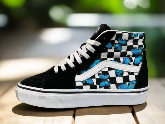 Vans - Sk8-Hi Filmore High Top Canvas Sneaker Women's Size 7.5 US