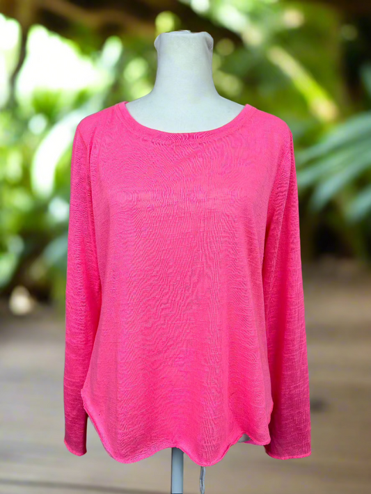 Jean-Pierreklifa - Pink Long Sleeve Top Women's Size XS