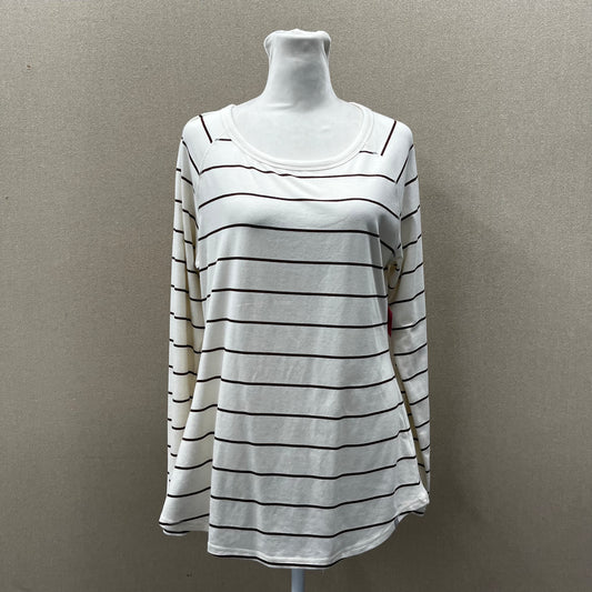 T by Tablots Striped Long Sleeve Shirt Women's Size M