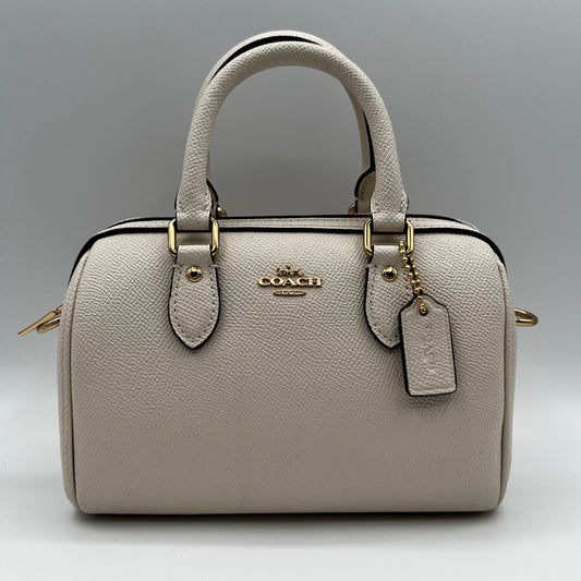 Coach Beige Leather Top Handle Bag M2381-CH157