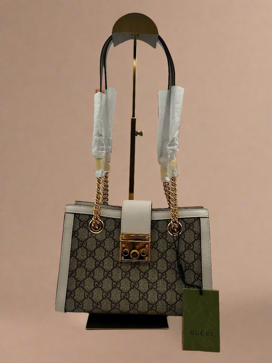 Gucci GG Supreme Leather Shoulder Bag