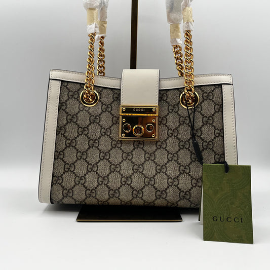 Gucci GG Supreme Leather Shoulder Bag