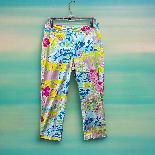 Lilly Pulitzer Summer Pants Women's Size 8 US