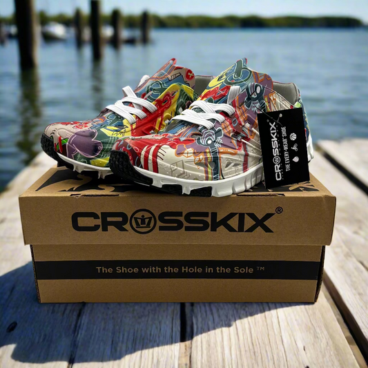 Crosskix APX (Unisex) Fishing Shoe | Graffiti-A