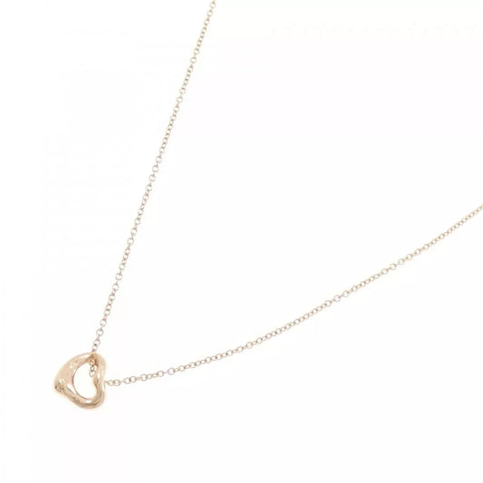Tiffany & Co. Elsa Peretti Open Heart Necklace (16") with 7mm Pendant in 18k Rose Gold