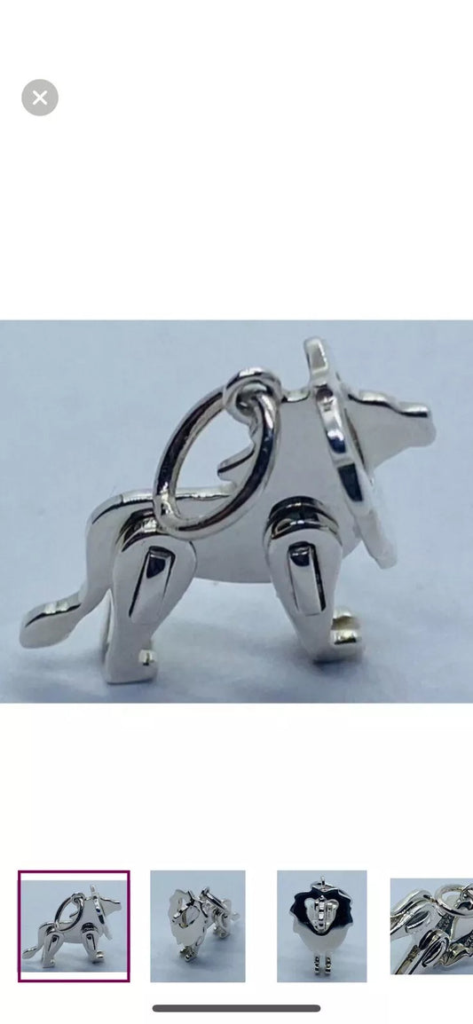 Tiffany & Co Save The Wild Lion Charm With Necklace