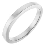 14K White Band for 5.2 mm Round Ring