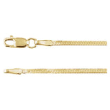 14K Yellow 1.6 mm Herringbone 20" Chain