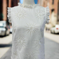 Kate Spade New York - White Sleeveless Flutter Top Women's Size 2