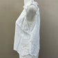 Kate Spade New York - White Sleeveless Flutter Top Women's Size 2