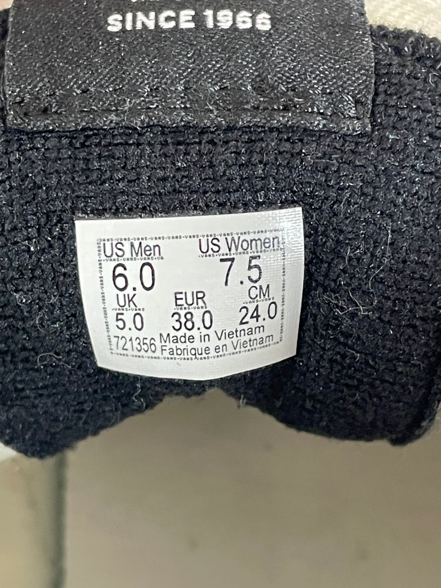 Vans - Sk8-Hi Filmore High Top Canvas Sneaker Women's Size 7.5 US