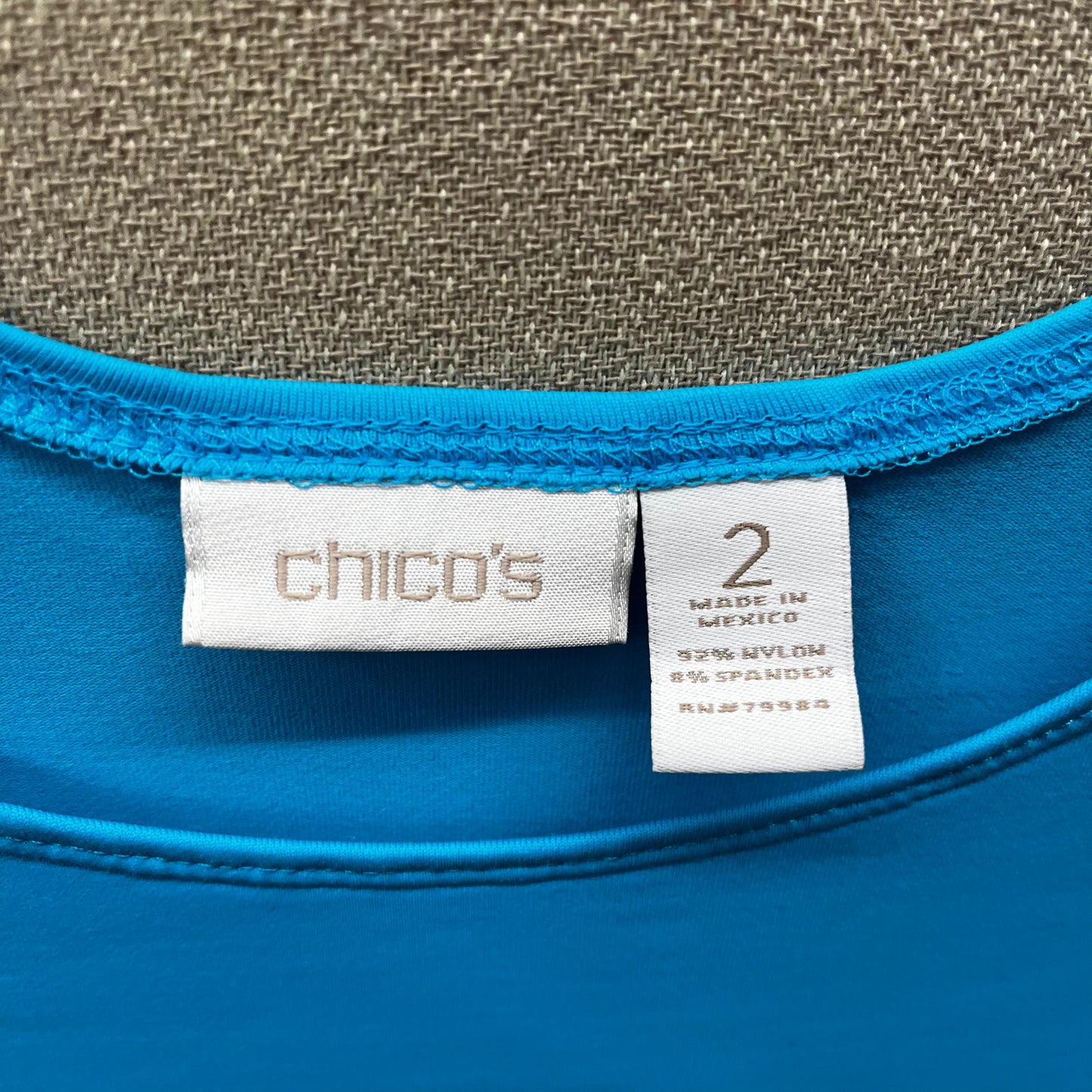Chico's Blue Tank Top Women's Size 2