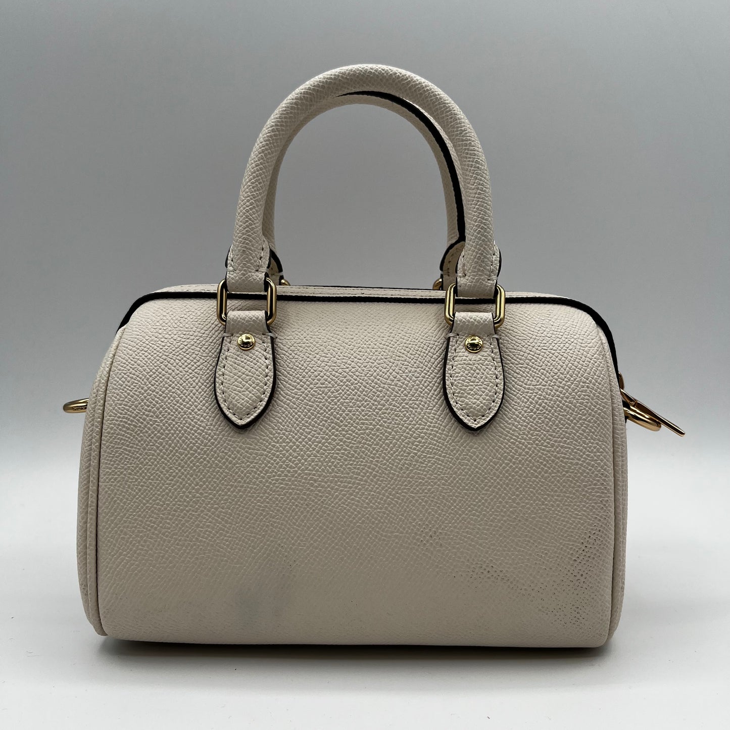 Coach Beige Leather Top Handle Bag M2381-CH157