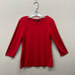 Cable & Gauge Red Long Sleeve Shirt Women's Size M