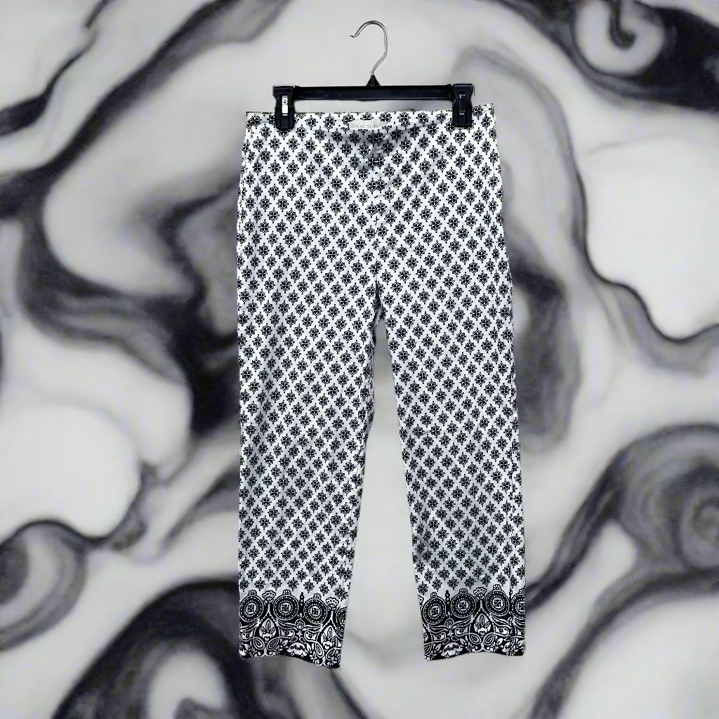 Talbots Geometrical Pattern Pants Women's Size 6 US