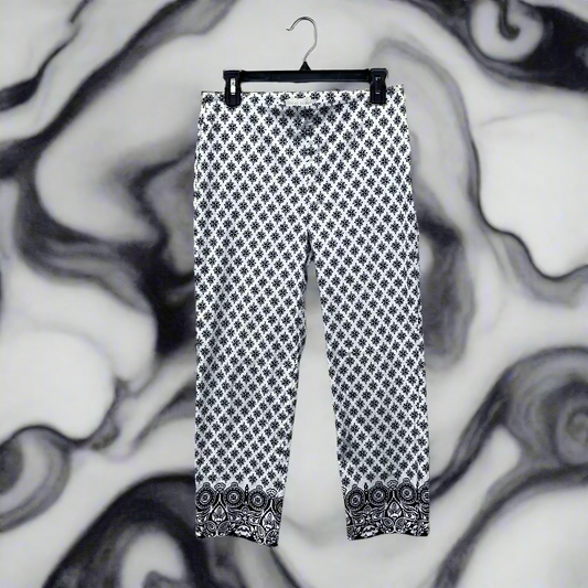 Talbots Geometrical Pattern Pants Women's Size 6 US