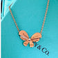 Tiffany & Co. 18K Rose Gold Butterfly